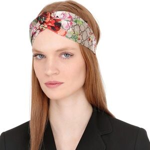 Gucci GG Blooms Silk headband